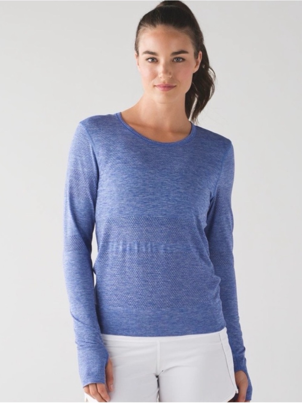 🥇Lululemon Breeze Saphire Blue Long Sleeve Athletic Top